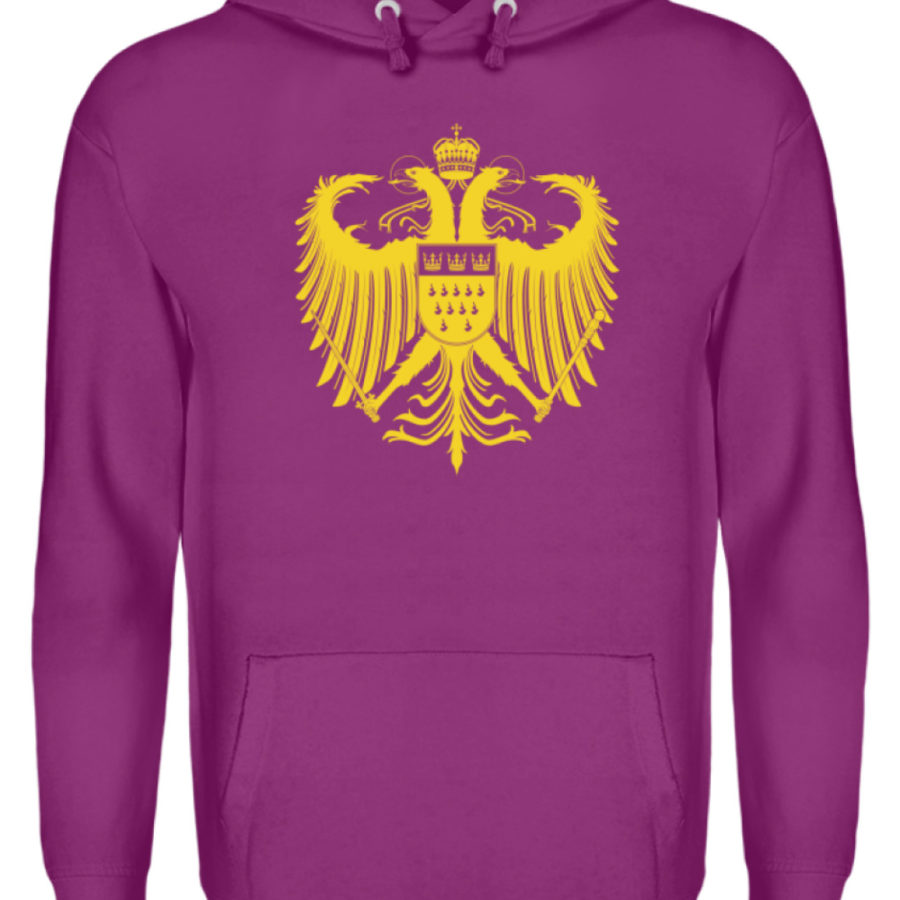 Kölner Wappen mit Adler in Gelb auf Hoodie – Bild 15