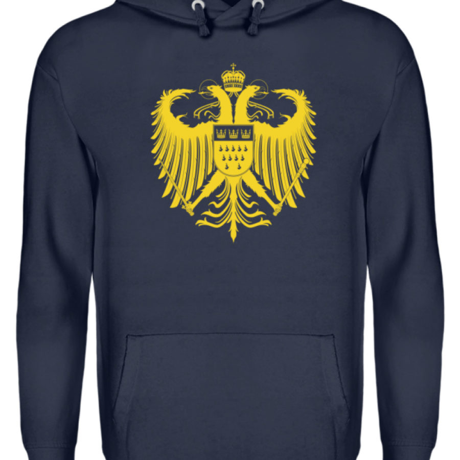 Kölner Wappen mit Adler in Gelb auf Hoodie – Bild 8
