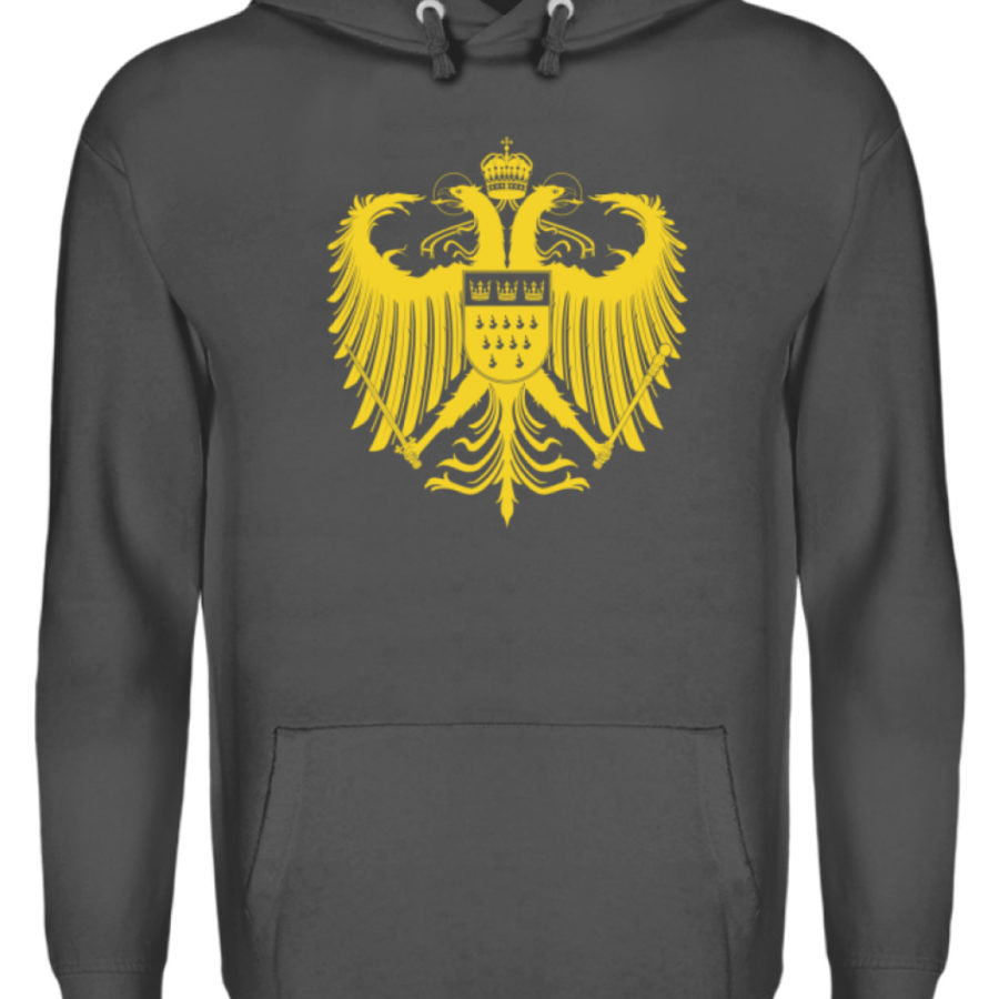 Kölner Wappen mit Adler in Gelb auf Hoodie – Bild 3