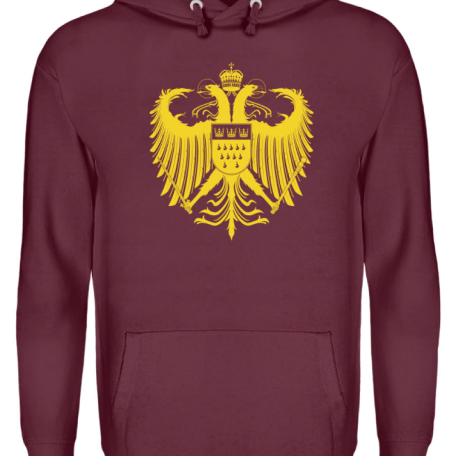 Kölner Wappen mit Adler in Gelb auf Hoodie – Bild 7