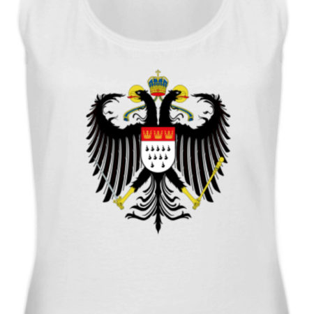 Kölner Wappen mit Adler auf Damen Tank-Top