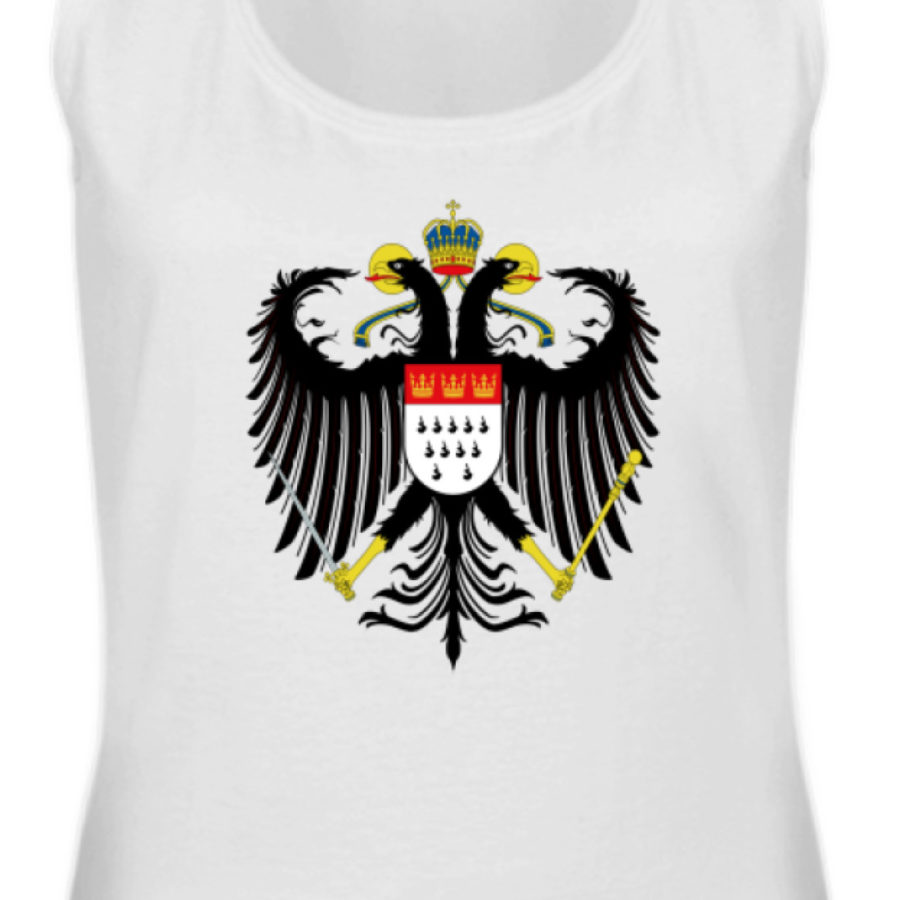Kölner Wappen mit Adler auf Damen Tank-Top