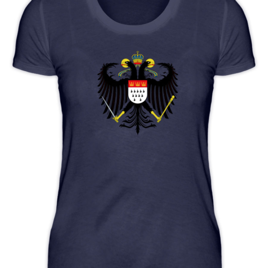 Kölner Wappen mit Adler auf Damen T-Shirt - Basic – Bild 5
