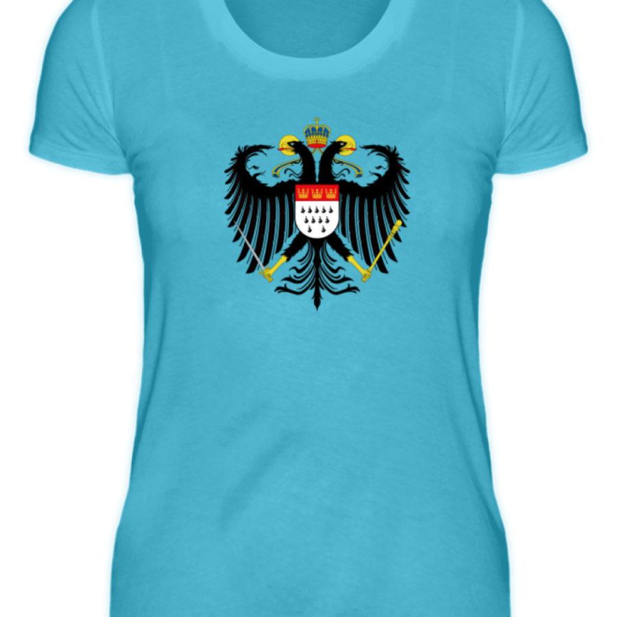 Kölner Wappen mit Adler auf Damen T-Shirt - Basic – Bild 7