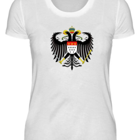 Kölner Wappen mit Adler auf Damen T-Shirt - Basic