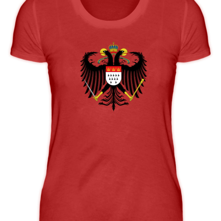 Kölner Wappen mit Adler auf Damen T-Shirt - Basic – Bild 2