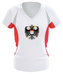 Köln Wappen mit Adler auf Damen Sport- & Laufshirt