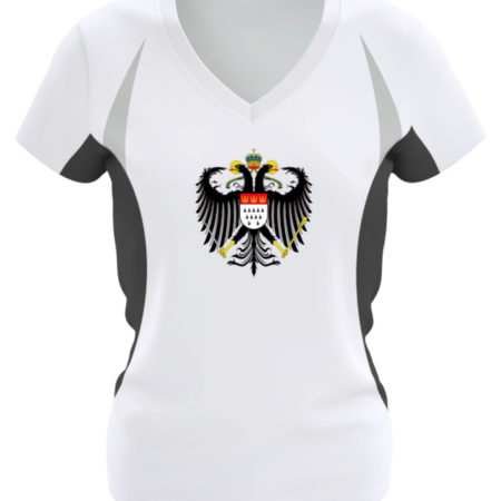 Köln Wappen mit Adler auf Damen Sport- & Laufshirt