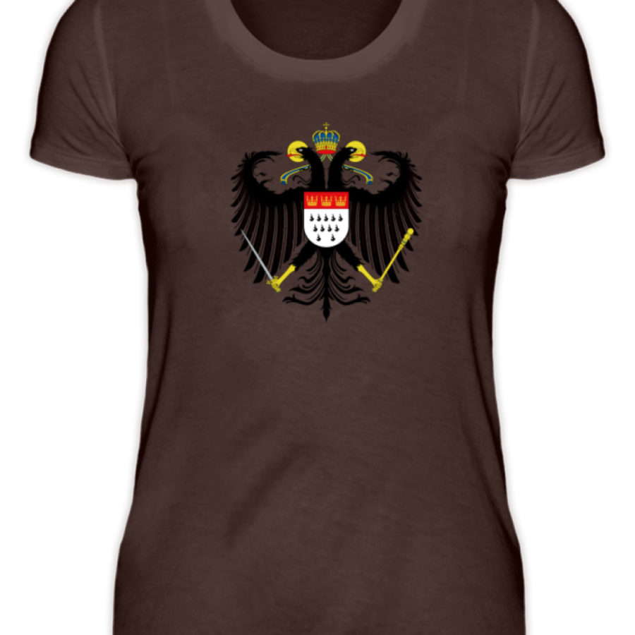 Kölner Wappen mit Adler auf Damen T-Shirt (Premium) – Bild 5