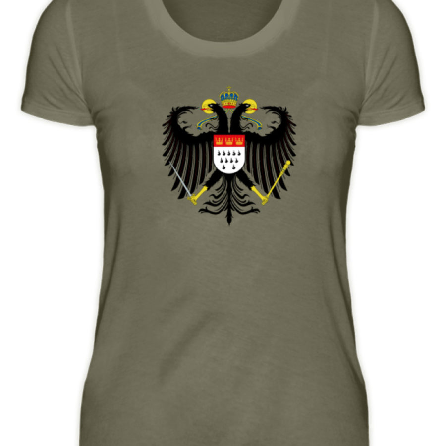 Kölner Wappen mit Adler auf Damen T-Shirt (Premium) – Bild 4