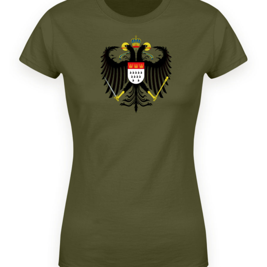 Kölner Wappen mit Adler auf Damen T-Shirt - Organic (Premium) – Bild 4