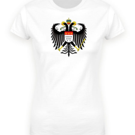Kölner Wappen mit Adler auf Damen T-Shirt - Organic (Premium)