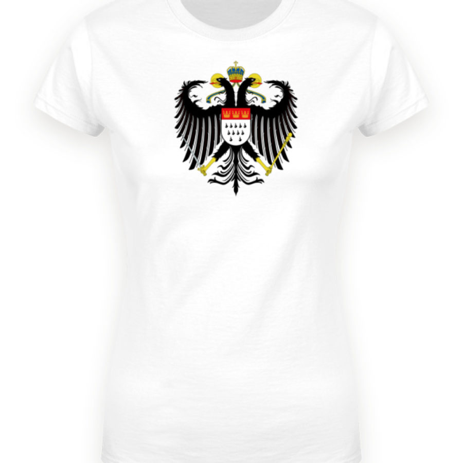 Kölner Wappen mit Adler auf Damen T-Shirt - Organic (Premium)
