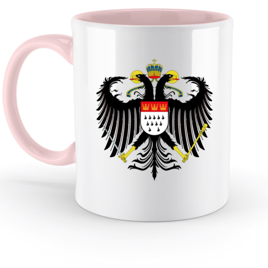 Kölner Wappen mit Adler auf zweifarbiger Tasse – Bild 3