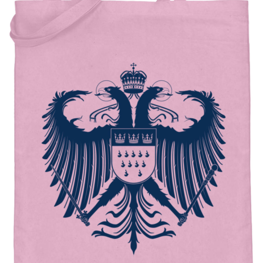 Kölner Wappen mit Adler in Dunkelblau auf Baumwoll-Beutel – Bild 10