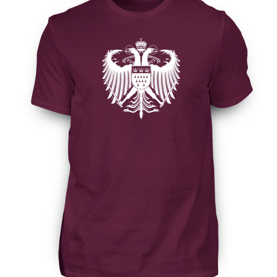 Kölner Wappen mit Adler in Weiß Herren T-Shirt - Basic – Bild 11