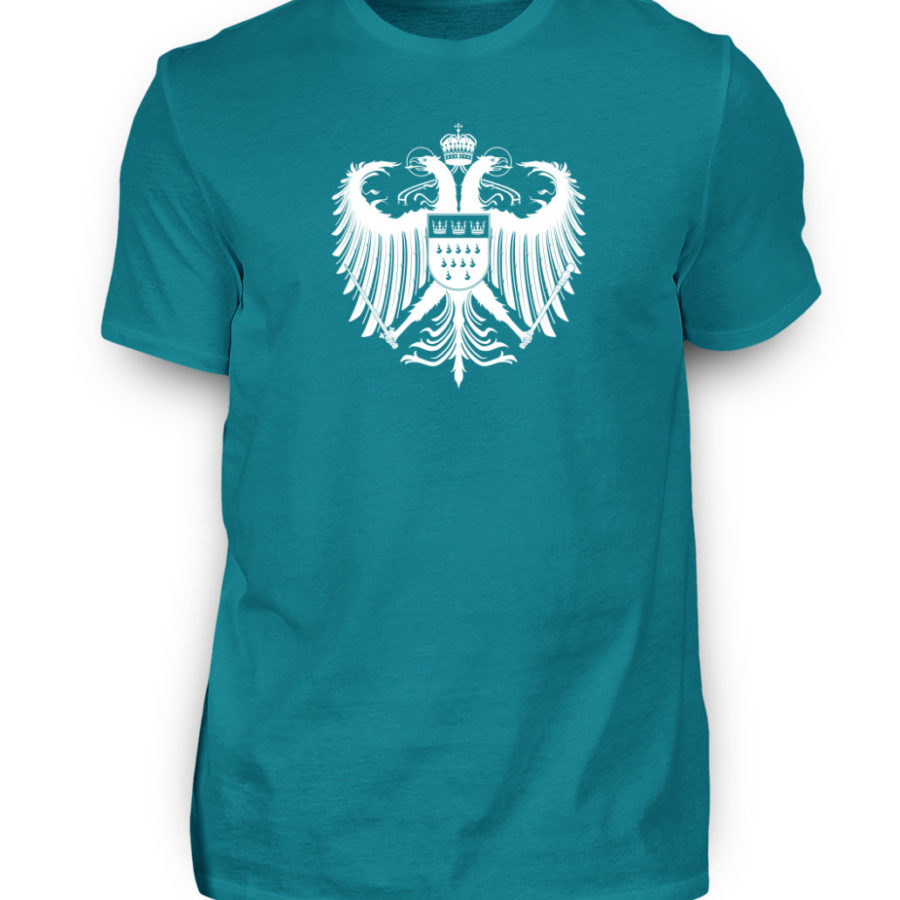 Kölner Wappen mit Adler in Weiß Herren T-Shirt - Basic – Bild 16