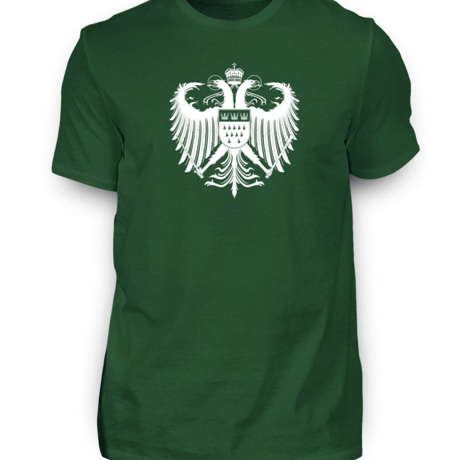 Kölner Wappen mit Adler in Weiß Herren T-Shirt - Basic – Bild 19