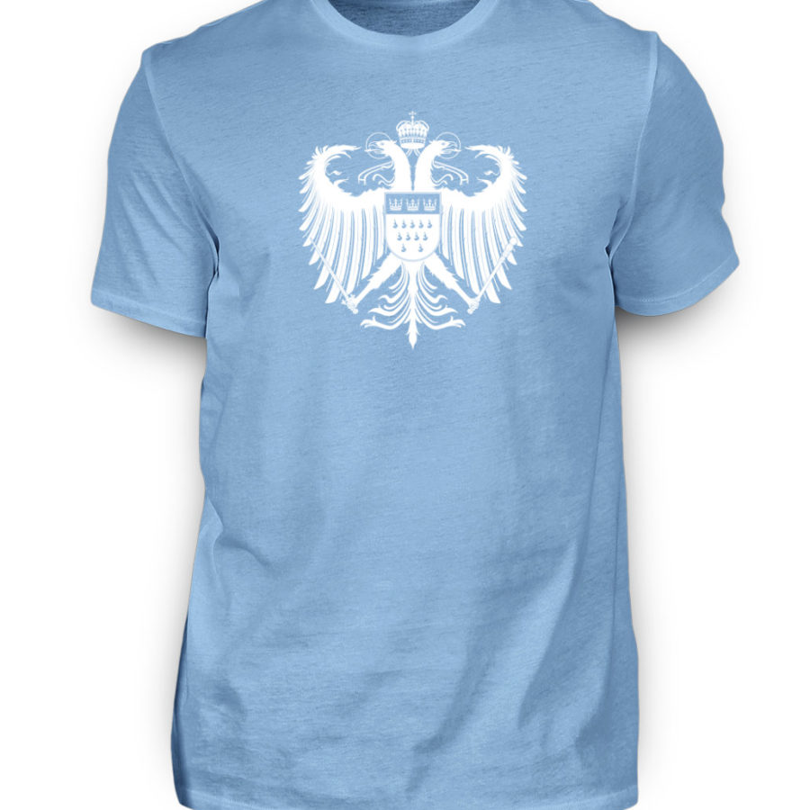 Kölner Wappen mit Adler in Weiß Herren T-Shirt - Basic – Bild 17