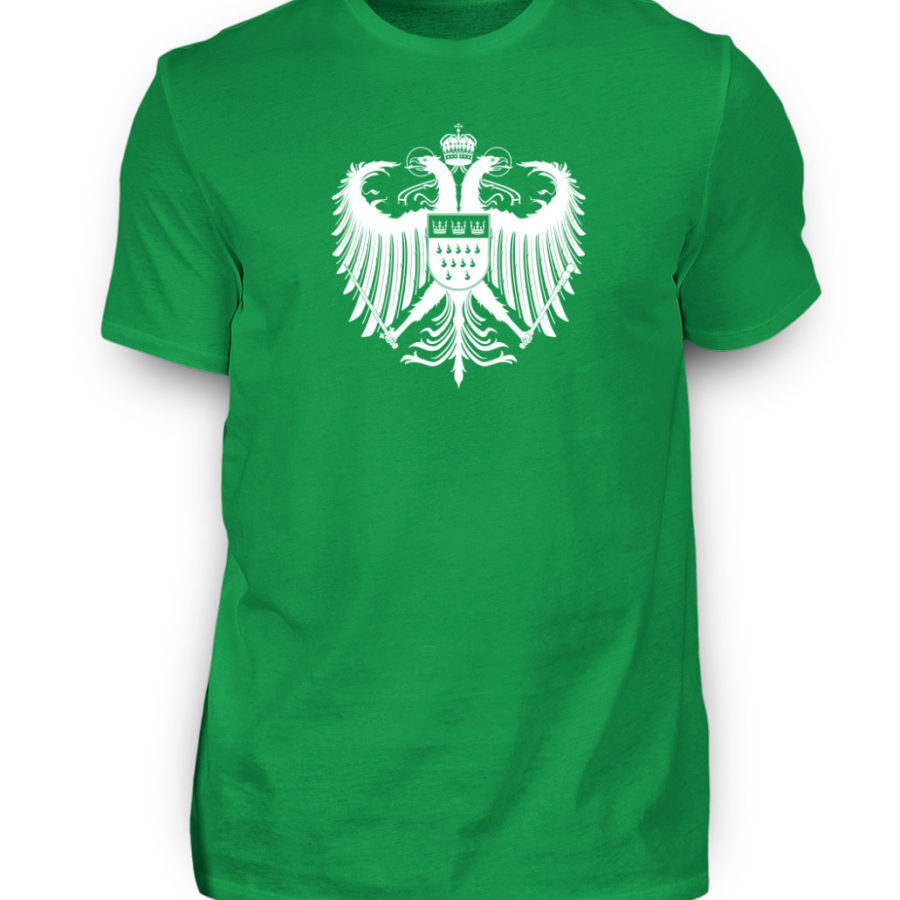 Kölner Wappen mit Adler in Weiß Herren T-Shirt - Basic – Bild 18