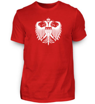 Kölner Wappen mit Adler in Weiß Herren T-Shirt - Basic