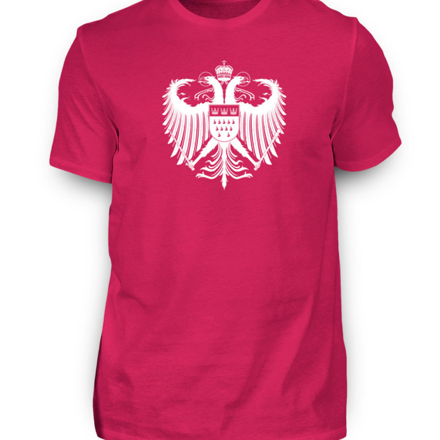 Kölner Wappen mit Adler in Weiß Herren T-Shirt - Basic – Bild 10