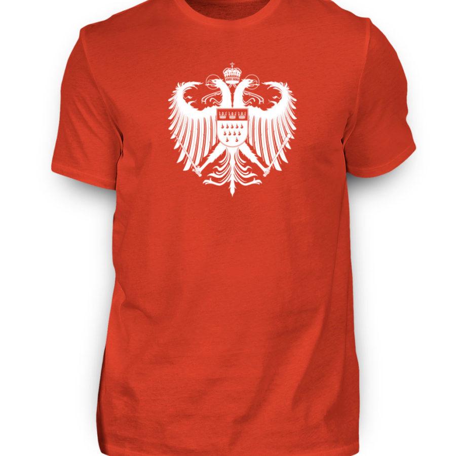Kölner Wappen mit Adler in Weiß Herren T-Shirt - Basic – Bild 9