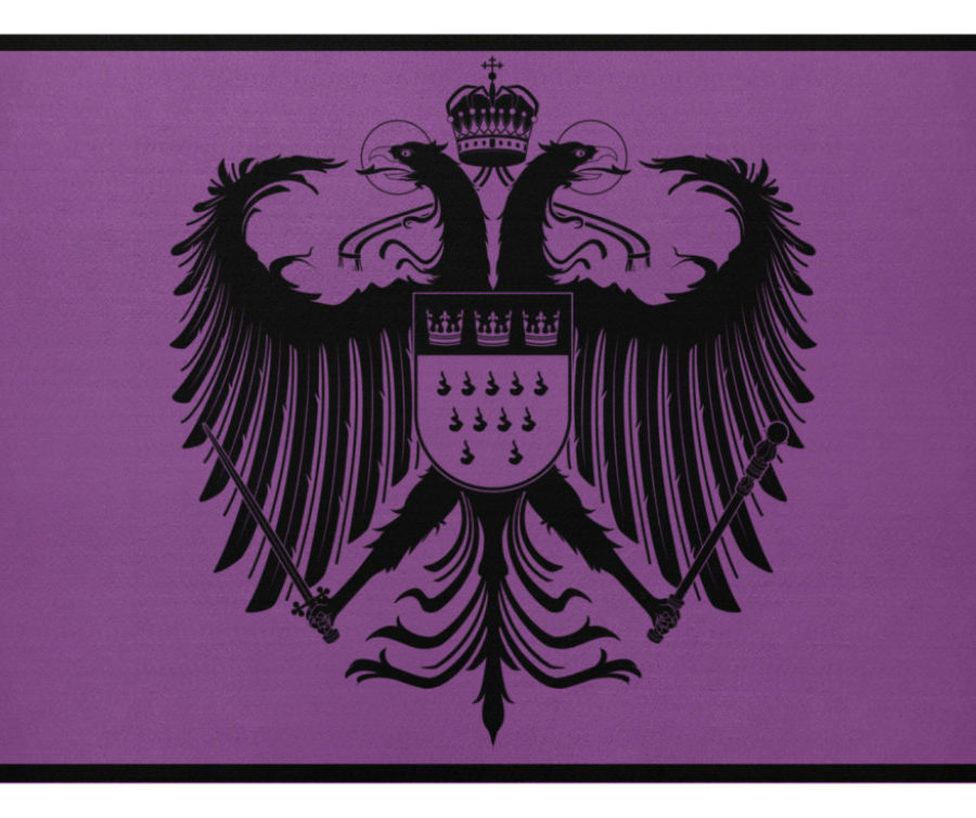 Kölner Wappen mit Adler in Schwarz auf Fußmatte – Bild 12