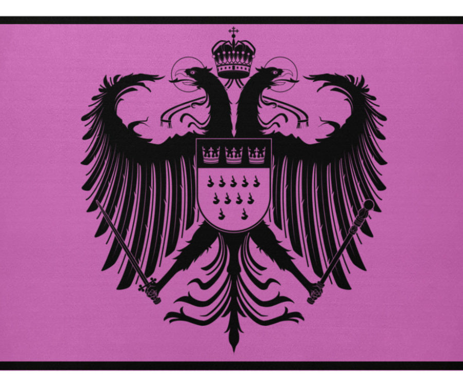 Kölner Wappen mit Adler in Schwarz auf Fußmatte – Bild 11