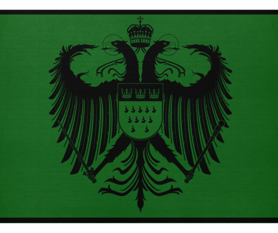 Kölner Wappen mit Adler in Schwarz auf Fußmatte – Bild 9