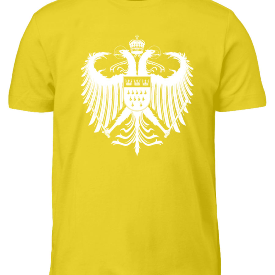 Kölner Wappen mit Adler in Weiß auf Kinder T-Shirt – Bild 5