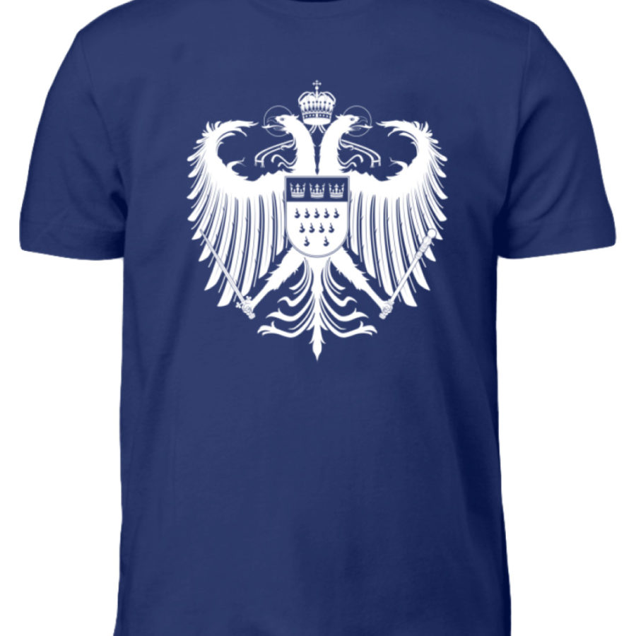 Kölner Wappen mit Adler in Weiß auf Kinder T-Shirt – Bild 10