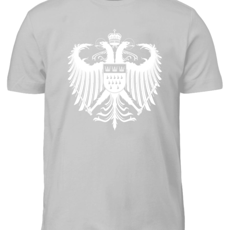Kölner Wappen mit Adler in Weiß auf Kinder T-Shirt – Bild 3
