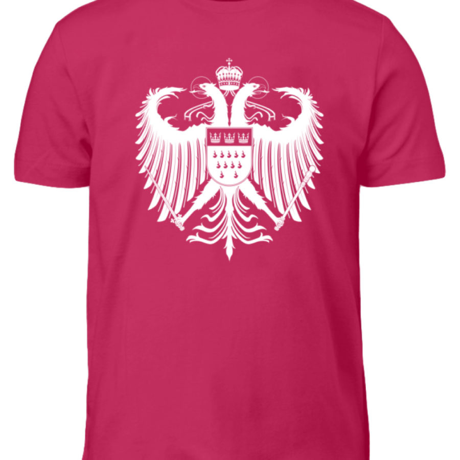 Kölner Wappen mit Adler in Weiß auf Kinder T-Shirt – Bild 8