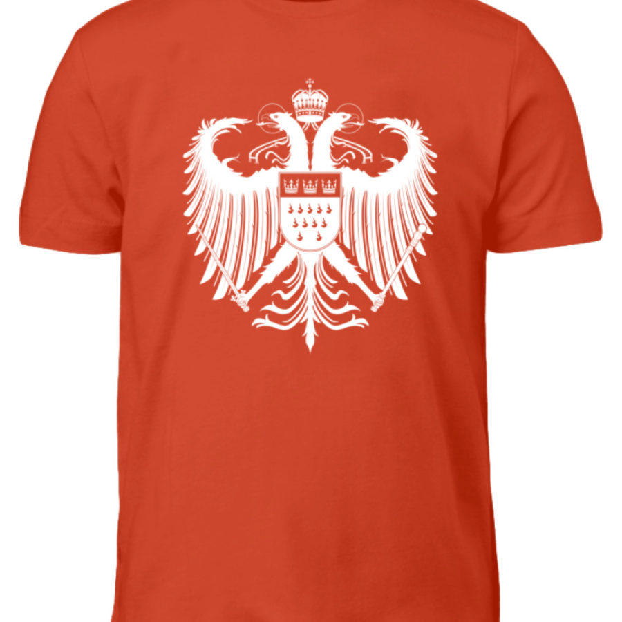 Kölner Wappen mit Adler in Weiß auf Kinder T-Shirt – Bild 7