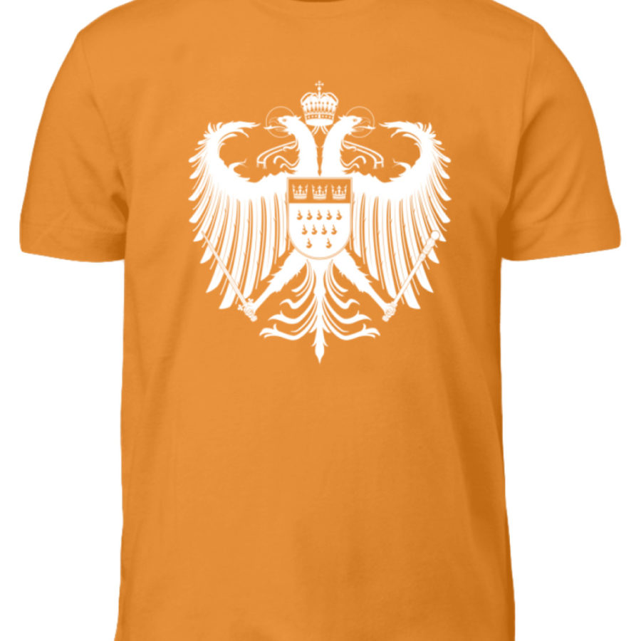 Kölner Wappen mit Adler in Weiß auf Kinder T-Shirt – Bild 6