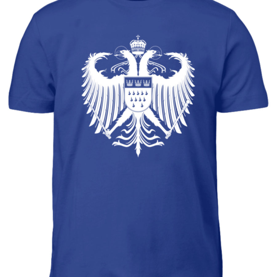 Kölner Wappen mit Adler in Weiß auf Kinder T-Shirt – Bild 11