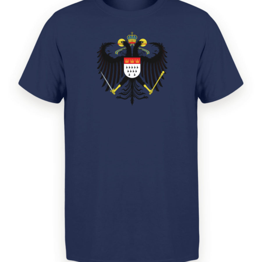 Kölner Wappen mit Adler auf Herren T-Shirt (Organic-Premium) – Bild 4