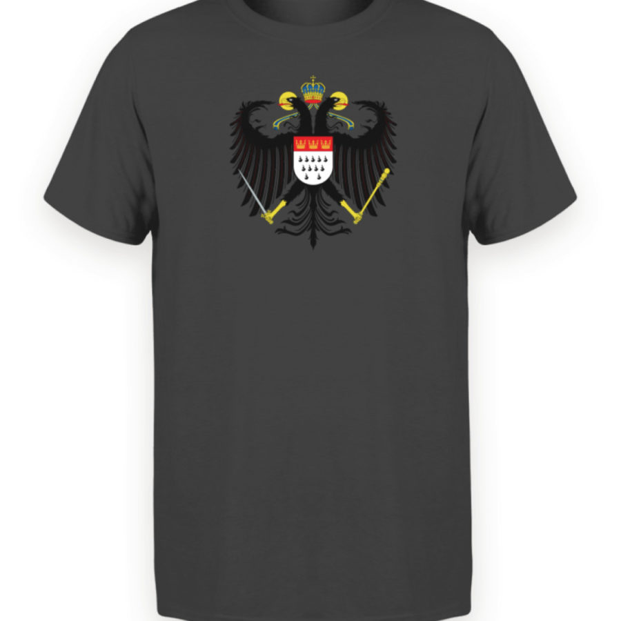Kölner Wappen mit Adler auf Herren T-Shirt (Organic-Premium) – Bild 5