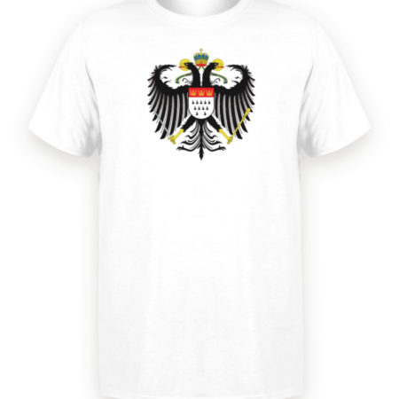 Kölner Wappen mit Adler auf Herren T-Shirt (Organic-Premium)