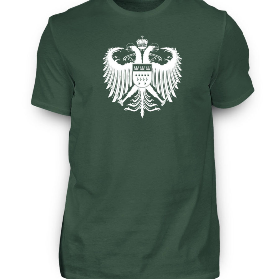 Kölner Wappen mit Adler in Weiß auf Herren T-Shirt (Premium) – Bild 20