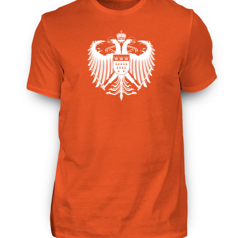 Kölner Wappen mit Adler in Weiß auf Herren T-Shirt (Premium) – Bild 10