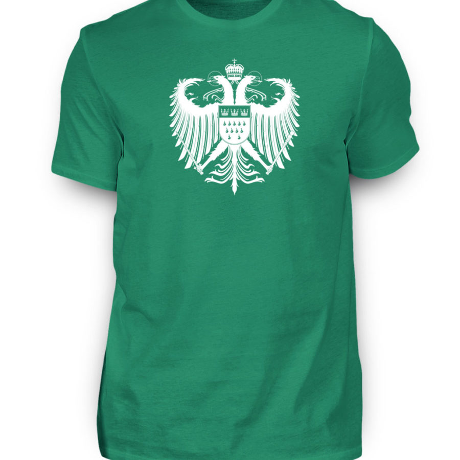 Kölner Wappen mit Adler in Weiß auf Herren T-Shirt (Premium) – Bild 19