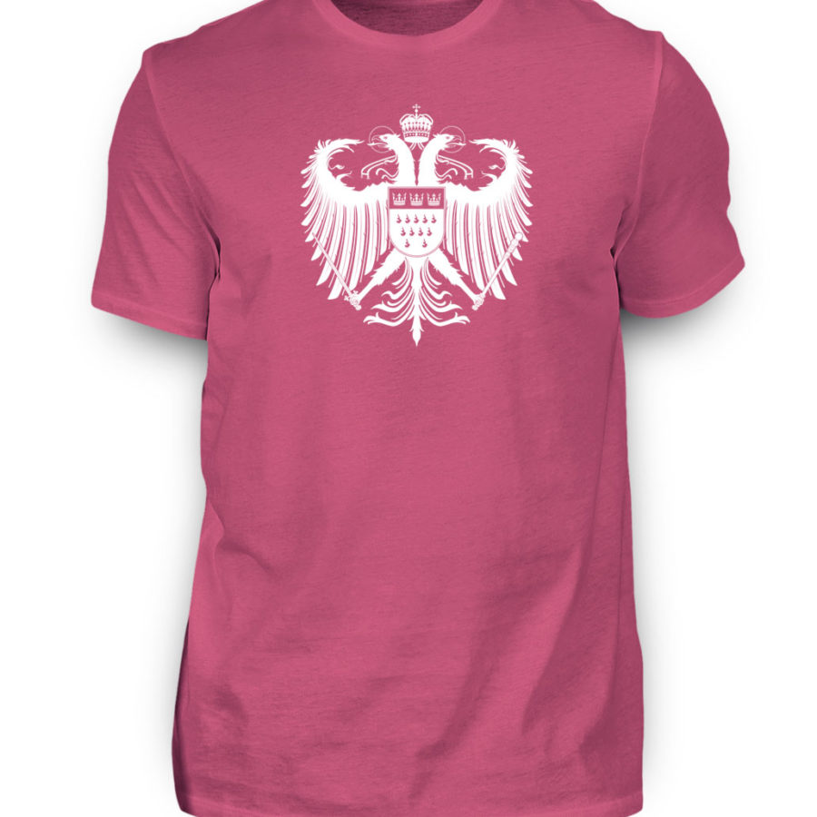 Kölner Wappen mit Adler in Weiß auf Herren T-Shirt (Premium) – Bild 21
