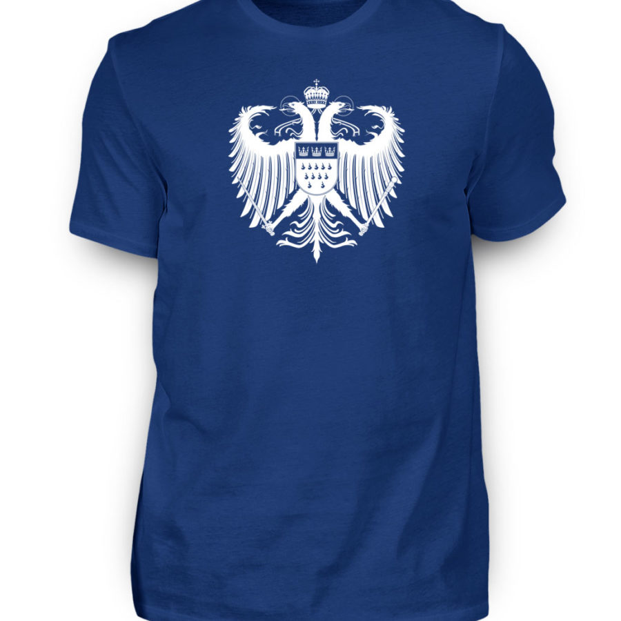 Kölner Wappen mit Adler in Weiß auf Herren T-Shirt (Premium) – Bild 14