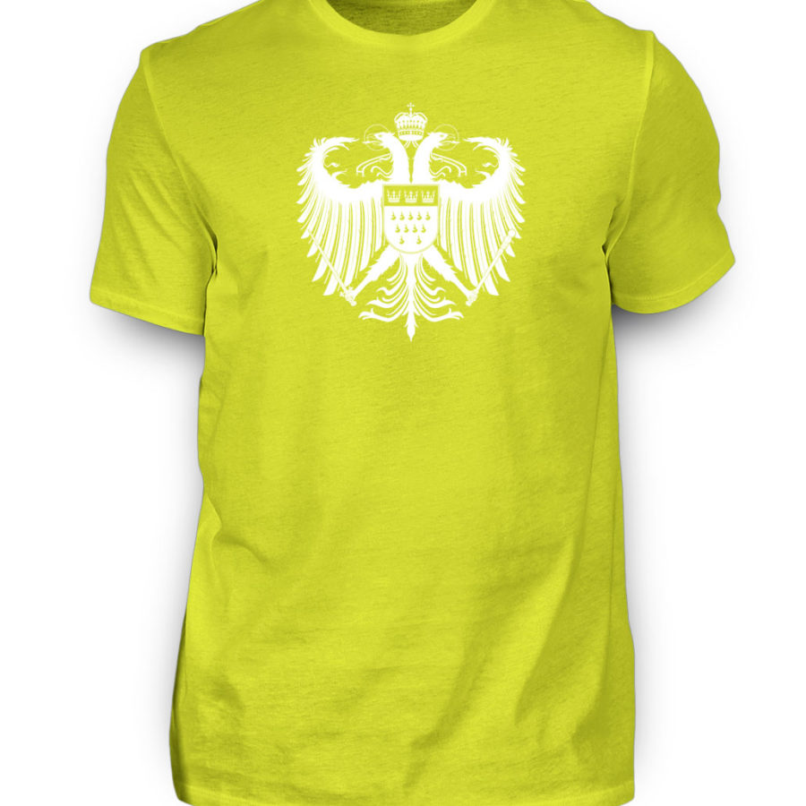 Kölner Wappen mit Adler in Weiß auf Herren T-Shirt (Premium) – Bild 8