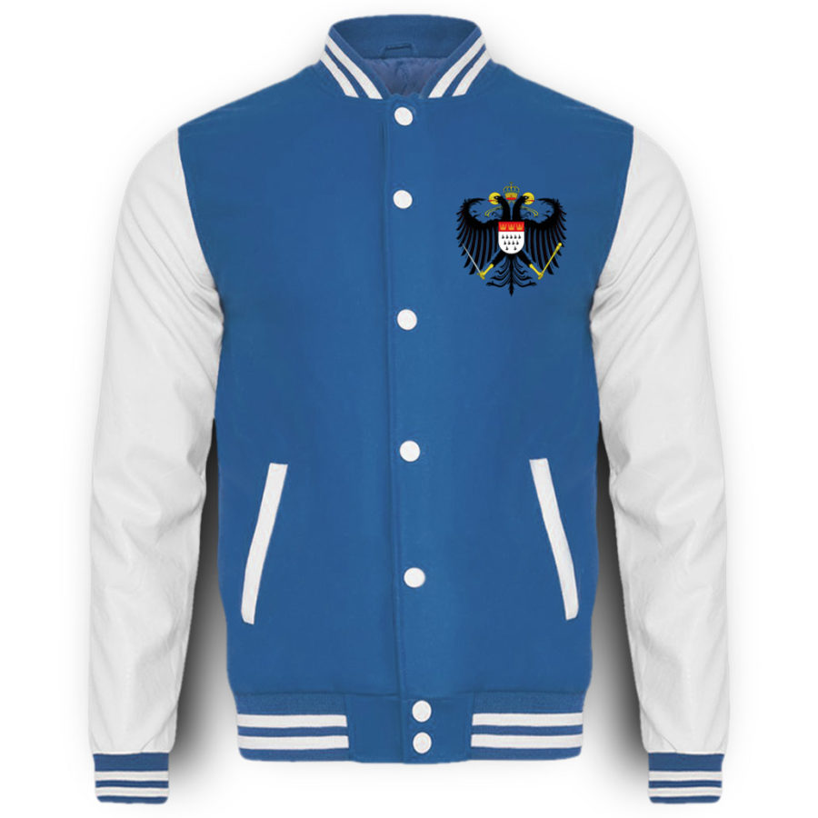 Kölner Wappen mit Adler auf College-Sweatjacke (Brust) – Bild 7