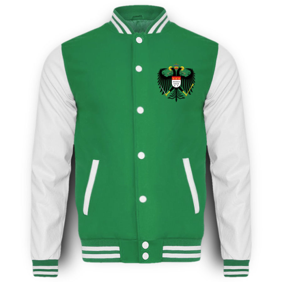 Kölner Wappen mit Adler auf College-Sweatjacke (Brust) – Bild 8