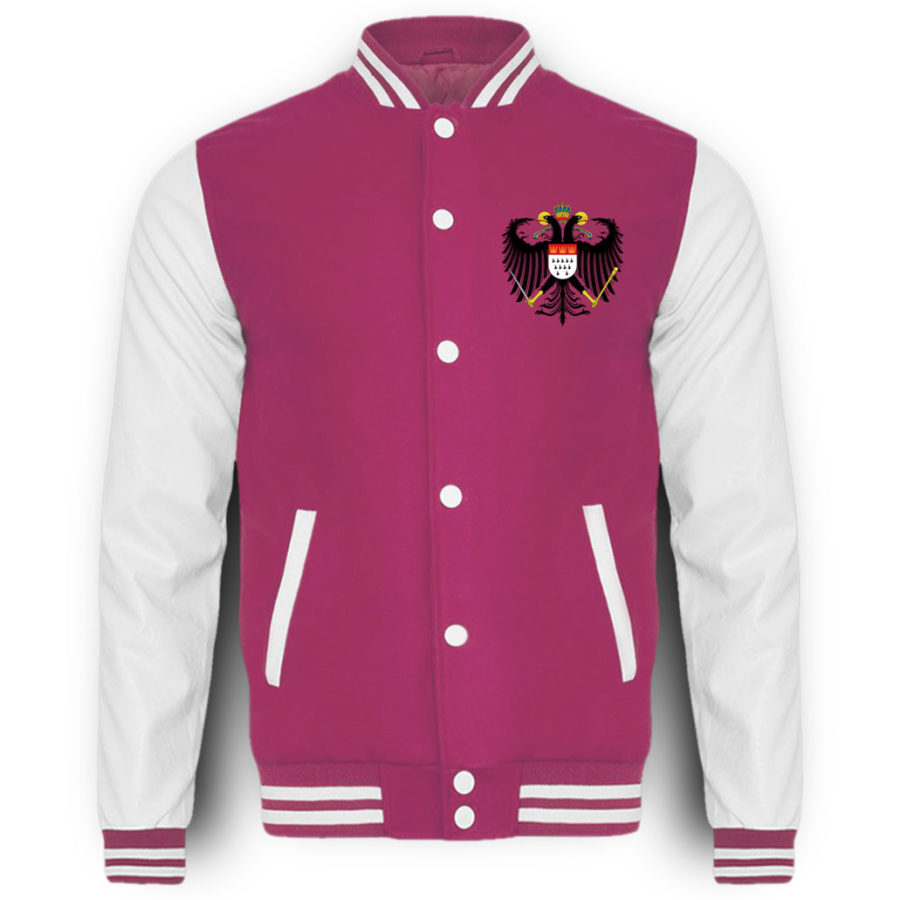 Kölner Wappen mit Adler auf College-Sweatjacke (Brust) – Bild 4