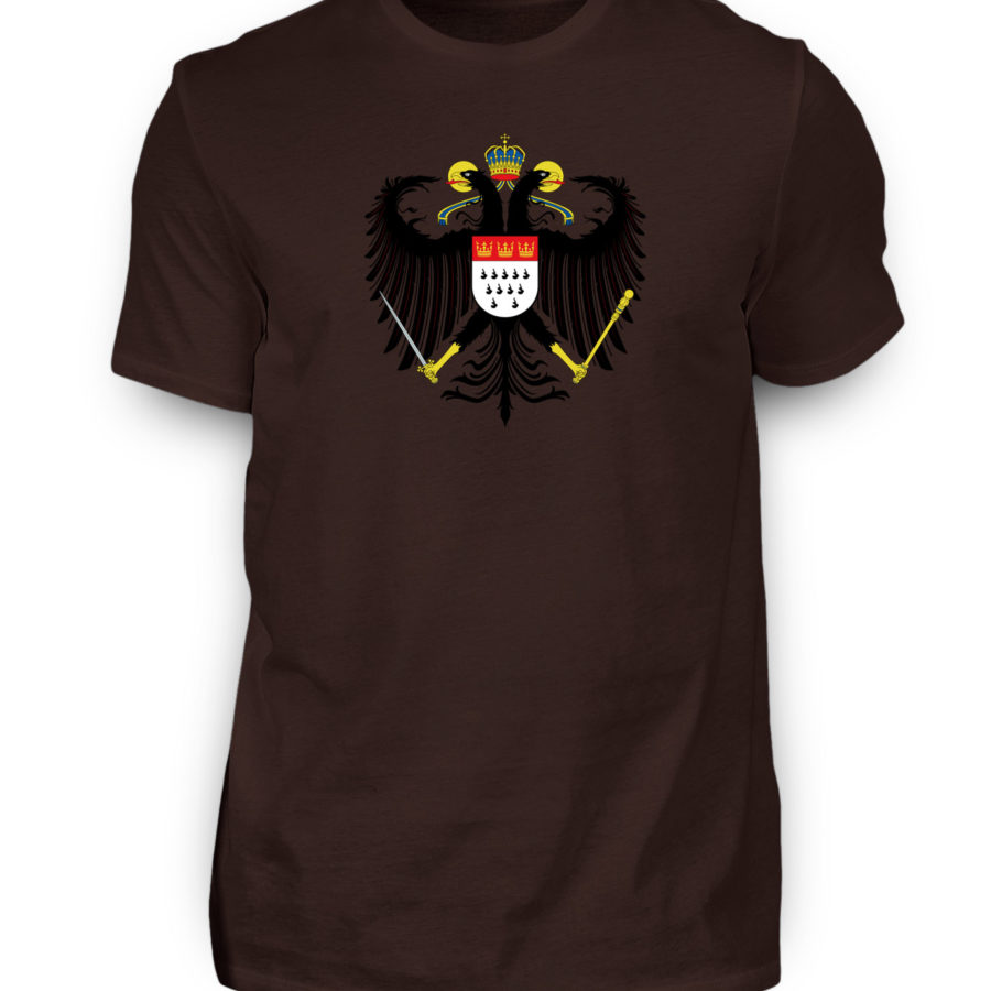 Kölner Wappen mit Adler auf Herren T-Shirt - Basic – Bild 5